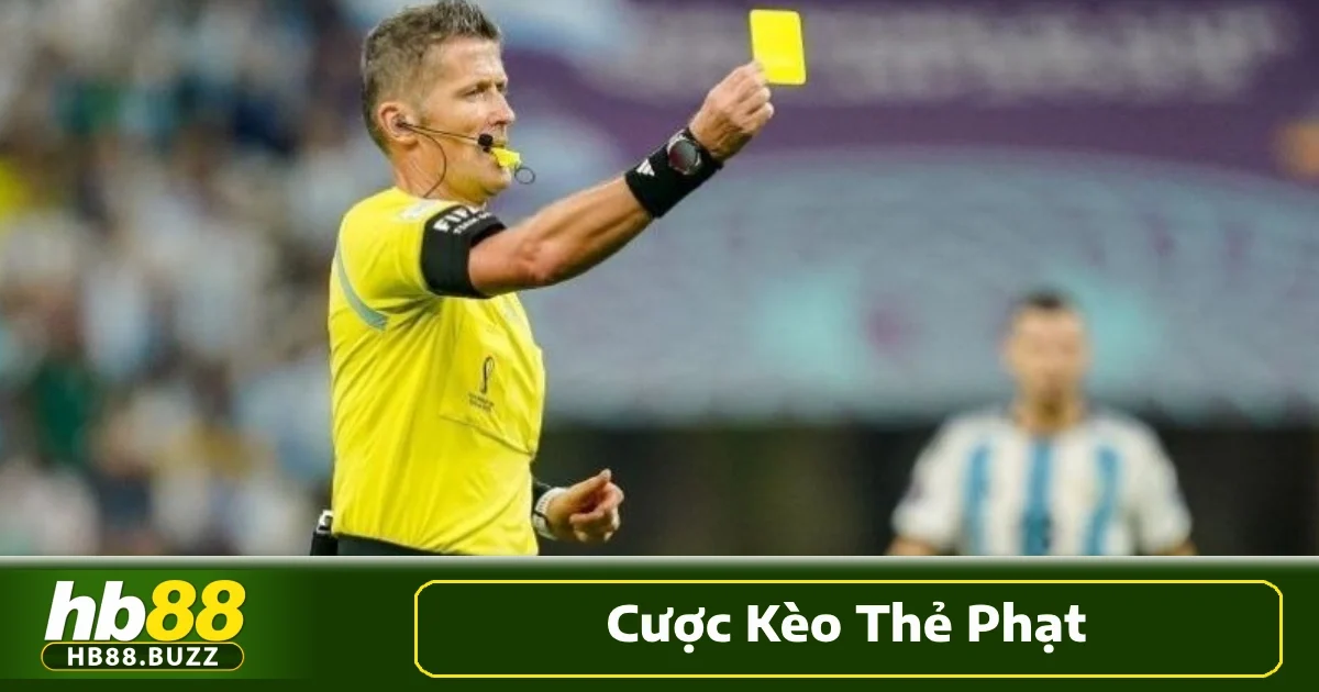 Cược Kèo Thẻ Phạt Hb88 Soi Kỹ Lưỡng Tỷ Lệ Cược Chuẩn Nhất 2 Cược kèo thẻ phạt Hb88 là hình thức cược thể thao dựa trên số lượng thẻ phạt được chính trọng tài rút ra trong một trận đấu bóng đá