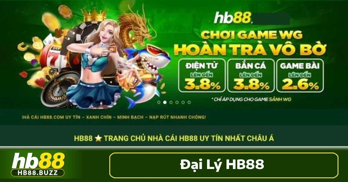 Đại lý HB88 2 Khi trở thành thành viên của đại lý HB88, người chơi sẽ được hưởng nhiều lợi ích