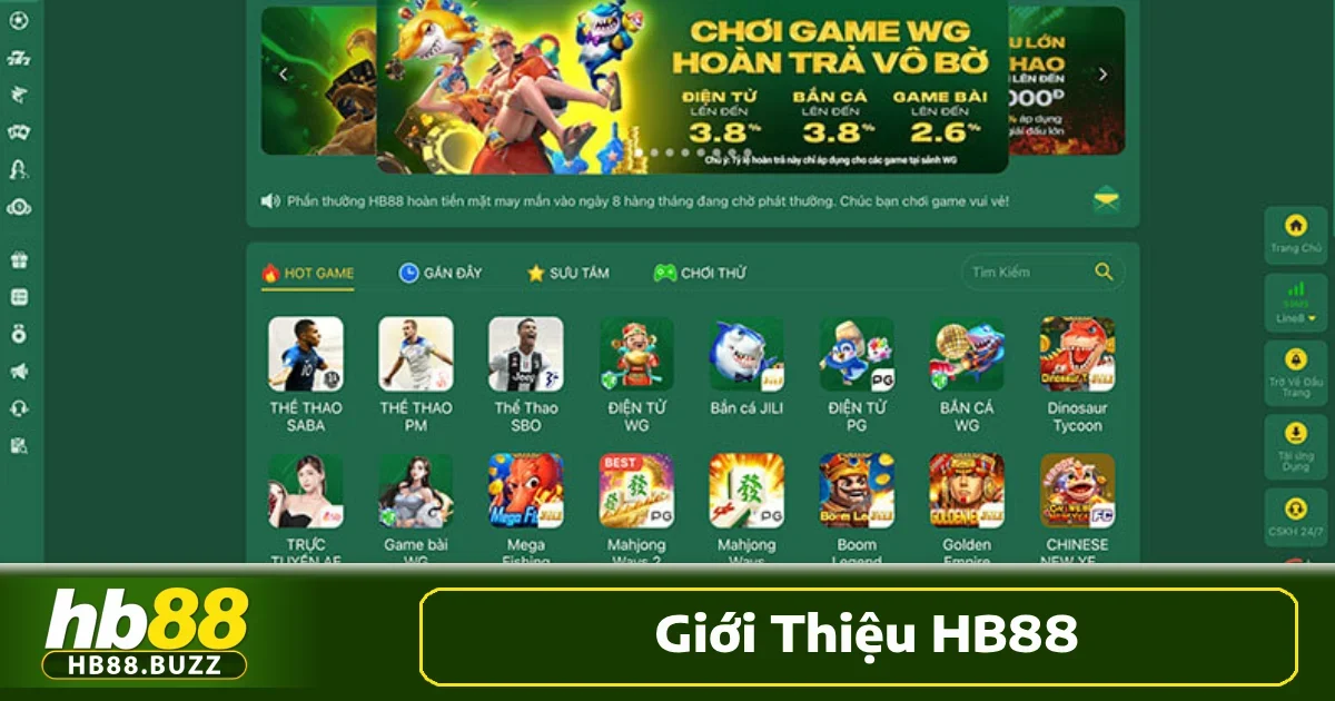 Giới thiệu HB88 2 HB88 cung cấp đa dạng dịch vụ cá cược phù hợp với mọi nhu cầu của người chơi
