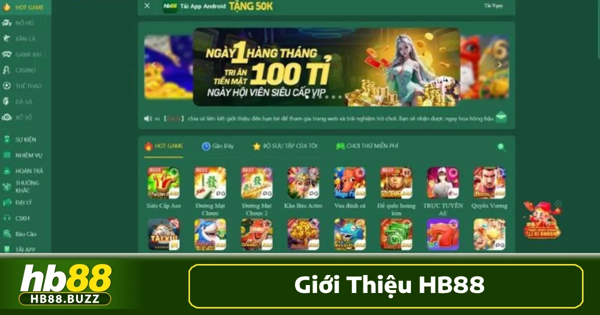 Giới thiệu HB88 3 Thị trường Esports đang ngày càng phát triển, HB88 không bỏ lỡ xu hướng này.
