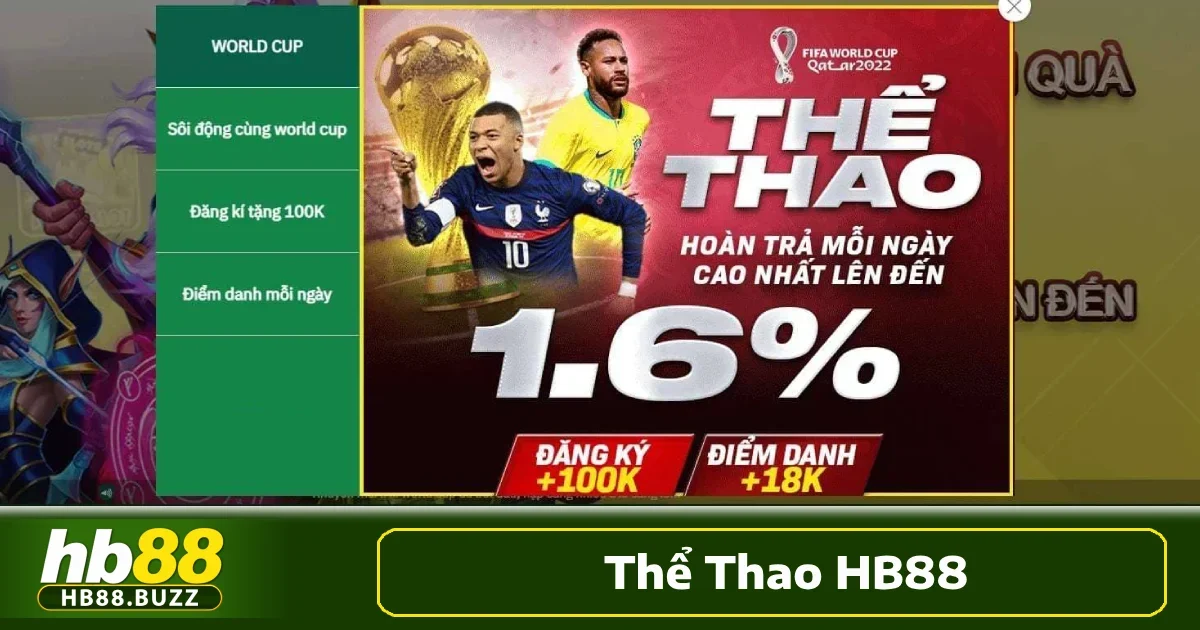 Thể thao HB88 thu hút hàng triệu người chơi tham gia mỗi ngày